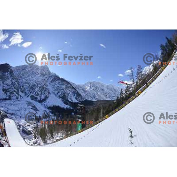 Action during qualifications at 1st day of FIS Ski Jumping World Cup Finals Planica, March 21th, 2013 in Planica, Slovenia 