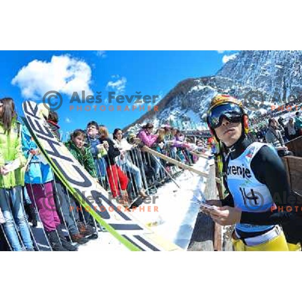 Noriaki Kasai of Japan during qualifications at 1st day of FIS Ski Jumping World Cup Finals Planica, March 21th, 2013 in Planica, Slovenia. 