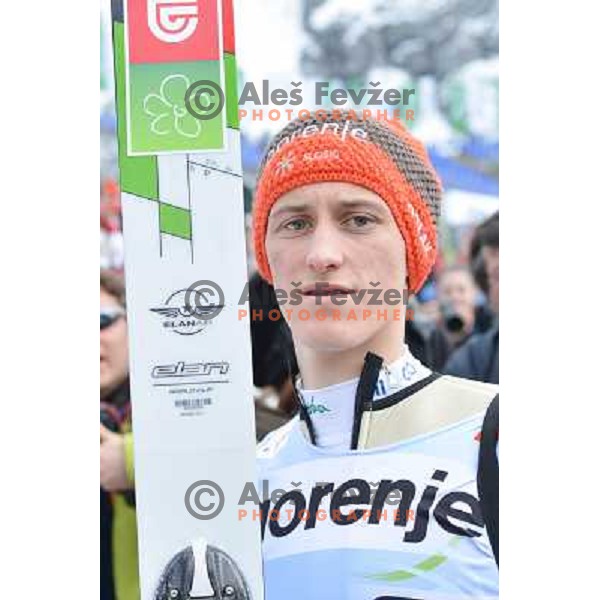 Peter Prevc of Slovenia during qualifications at 1st day of FIS Ski Jumping World Cup Finals Planica, March 21th, 2013 in Planica, Slovenia 