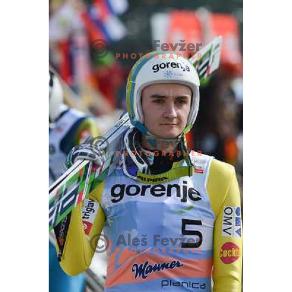 Matic Kremarsic of Slovenia during qualifications at 1st day of FIS Ski Jumping World Cup Finals Planica, March 21th, 2013 in Planica, Slovenia 