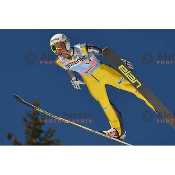 Rok Justin of Slovenia during qualifications at 1st day of FIS Ski Jumping World Cup Finals Planica, March 21th, 2013 in Planica, Slovenia. 
