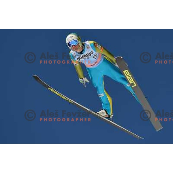 Matic Kramarsic of Slovenia during qualifications at 1st day of FIS Ski Jumping World Cup Finals Planica, March 21th, 2013 in Planica, Slovenia. 