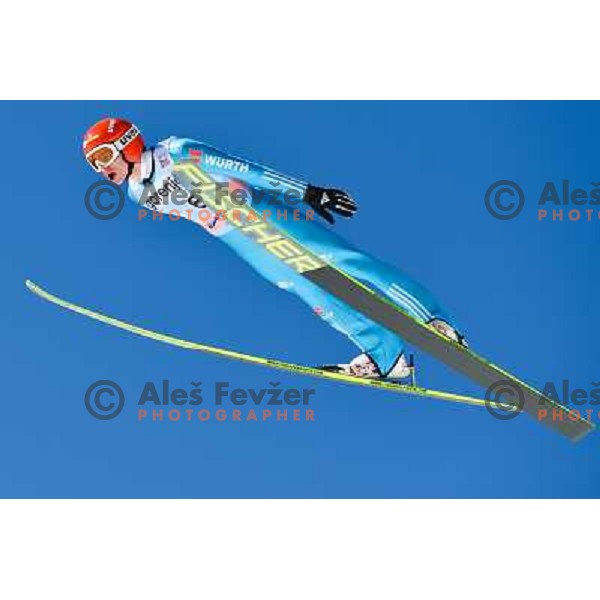 Richard Freitag of Germany during qualifications at 1st day of FIS Ski Jumping World Cup Finals Planica, March 21th, 2013 in Planica, Slovenia. 