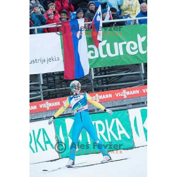 Andraz Pograjc of Slovenia during of FIS Ski Jumping World Cup Planica, March 22th, 2013 in Planica, Slovenia 