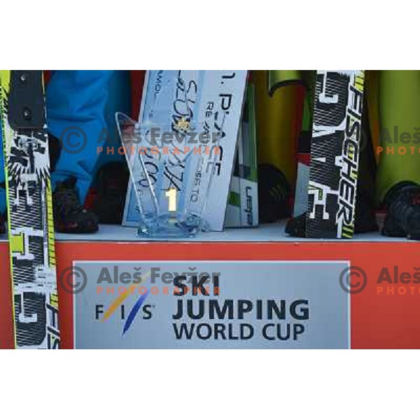 Detail during team competition at FIS Ski jumping World Cup Final in Planica, Slovenia on March 23, 2013 