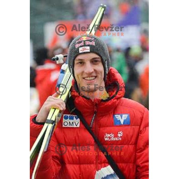 Gregor Schlierenzauer of Austria during final competition at FIS Ski jumping World Cup Final in Planica, Slovenia on March 24, 2013 
