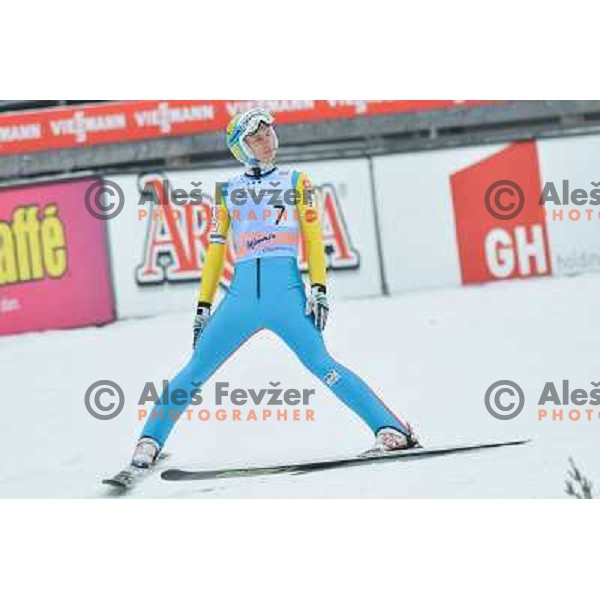 Andraz Pograjc of Slovenia during final competition at FIS Ski jumping World Cup Final in Planica, Slovenia on March 24, 2013 