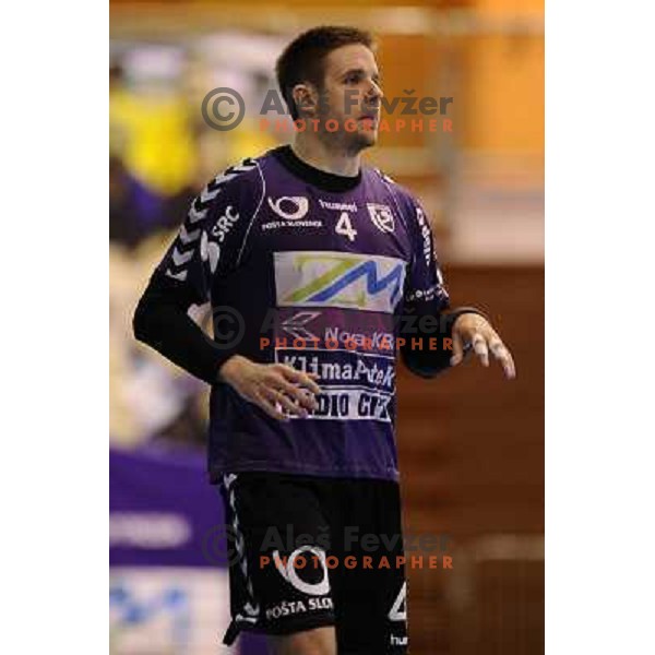 Milan Mirkovic during handball match Maribor Branik - Frisch aux Goppingen, EHF cup, played in Tabor hall, 20.4.2013, Maribor 