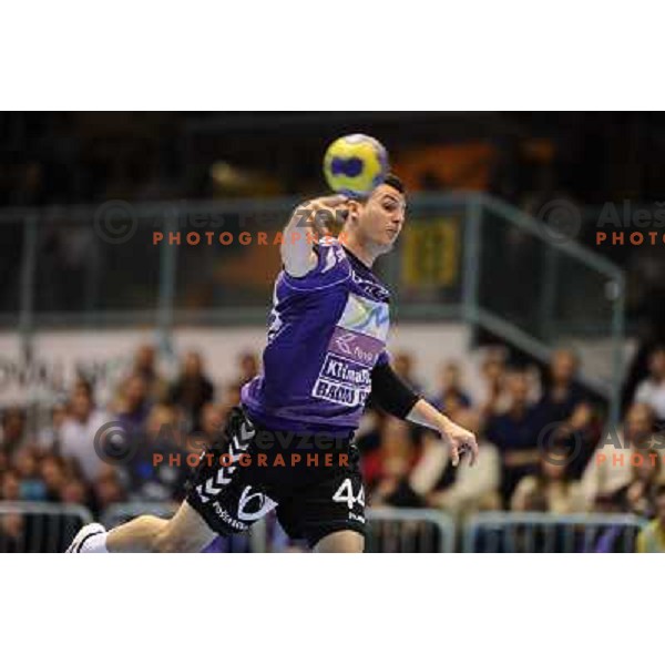 Rok Simic during handball match Maribor Branik - Frisch aux Goppingen, EHF cup, played in Tabor hall, 20.4.2013, Maribor 