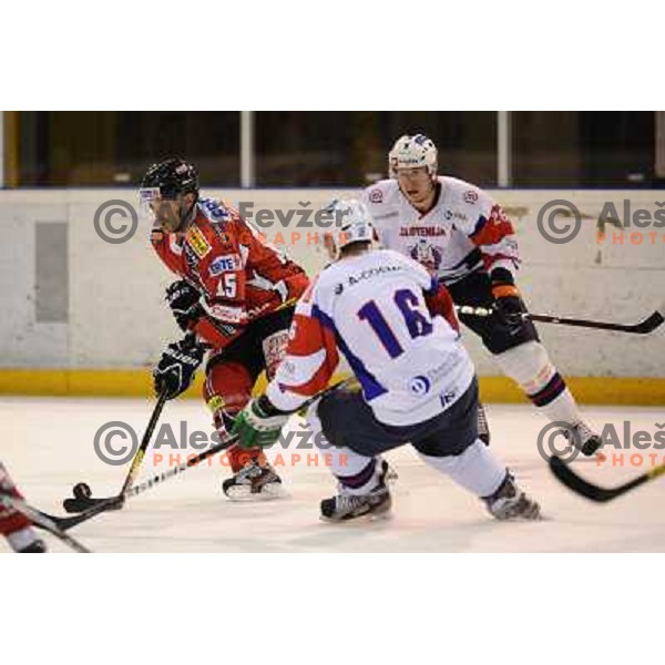 Mauel Latusa, Ales Music, Jan Urbas during friendly ice hockey match Slovenia - Austria, played in Ledna hall, 19.4.2013, Maribor 