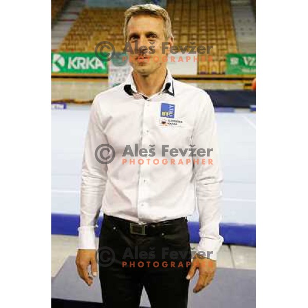 Aljaz Pegan of Slovenia finished his competitive carrier as Artistic Gymnast at World Challenge Cup in Hala Tivoli, Ljubljana, Slovenia on April 28, 2013 