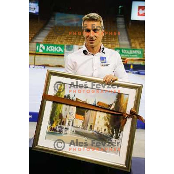 Aljaz Pegan of Slovenia finished his competitive carrier as Artistic Gymnast at World Challenge Cup in Hala Tivoli, Ljubljana, Slovenia on April 28, 2013 