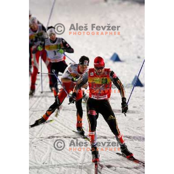 Ronny Ackermann at Nordic combined 7.5km Sprint race at FIS Nordic World SKI Championships 2007 in Sapporo, Japan