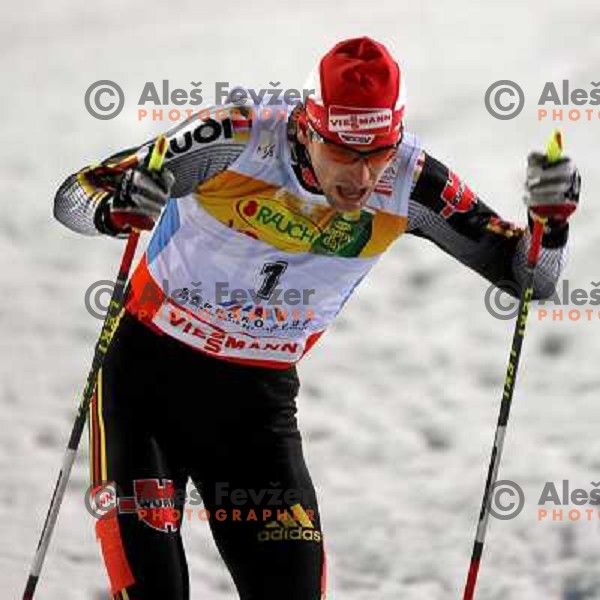 Bjoern Kircheisen at Nordic combined 7.5km Sprint race at FIS Nordic World SKI Championships 2007 in Sapporo, Japan