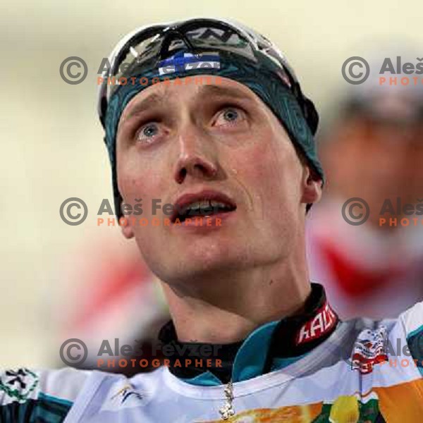 Hannu Manninen at Nordic combined 7.5km Sprint race at FIS Nordic World SKI Championships 2007 in Sapporo, Japan