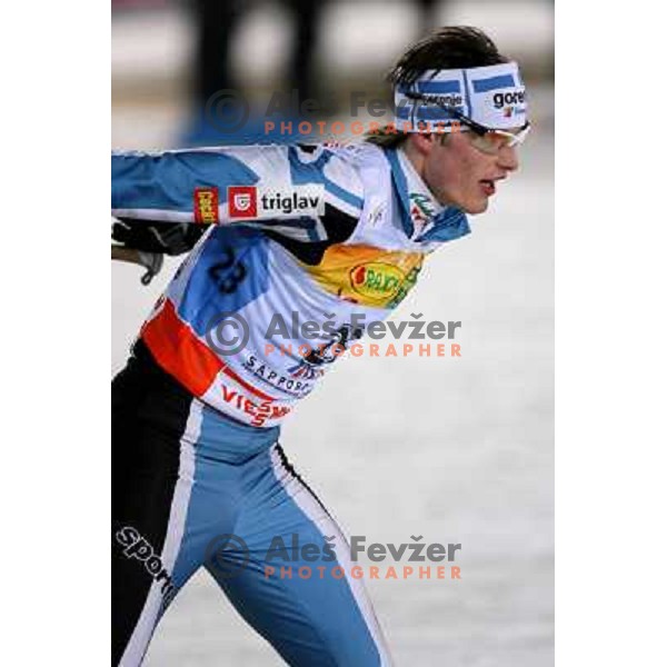 Dejan Plevnik at Nordic combined 7.5km Sprint race at FIS Nordic World SKI Championships 2007 in Sapporo, Japan