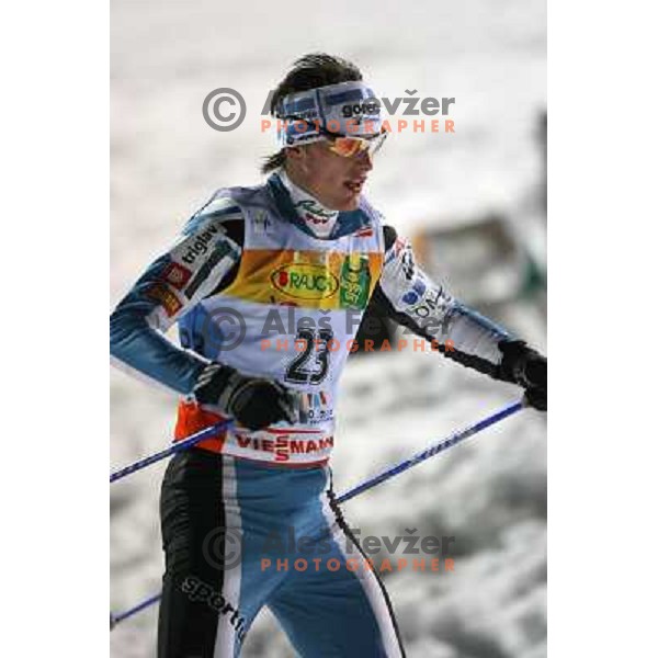 Dejan Plevnik at Nordic combined 7.5km Sprint race at FIS Nordic World SKI Championships 2007 in Sapporo, Japan