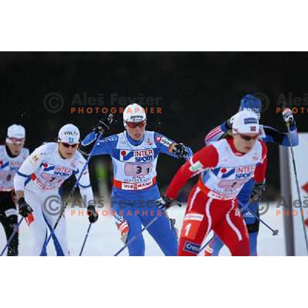 Vesna Fabjan (3-1) at Women\'s Sprint Relay race at FIS Nordic World SKI Championships 2007 in Sapporo, Japan