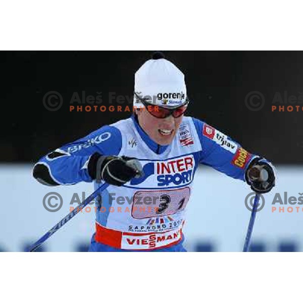 Fabjan at Women\'s Sprint Relay race at FIS Nordic World SKI Championships 2007 in Sapporo, Japan