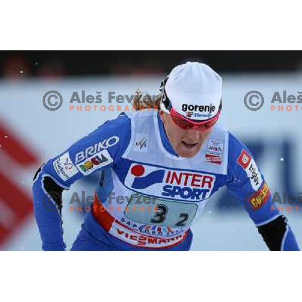 Petra Majdic at Women\'s Sprint Relay race at FIS Nordic World SKI Championships 2007 in Sapporo, Japan