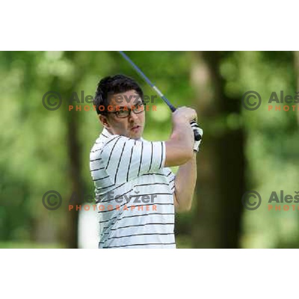 action at Alps Tour Pro-AM golf tournament at Ptuj, Slovenia on May 20, 2013 