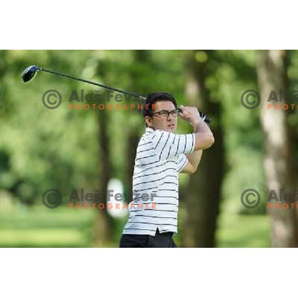 action at Alps Tour Pro-AM golf tournament at Ptuj, Slovenia on May 20, 2013 