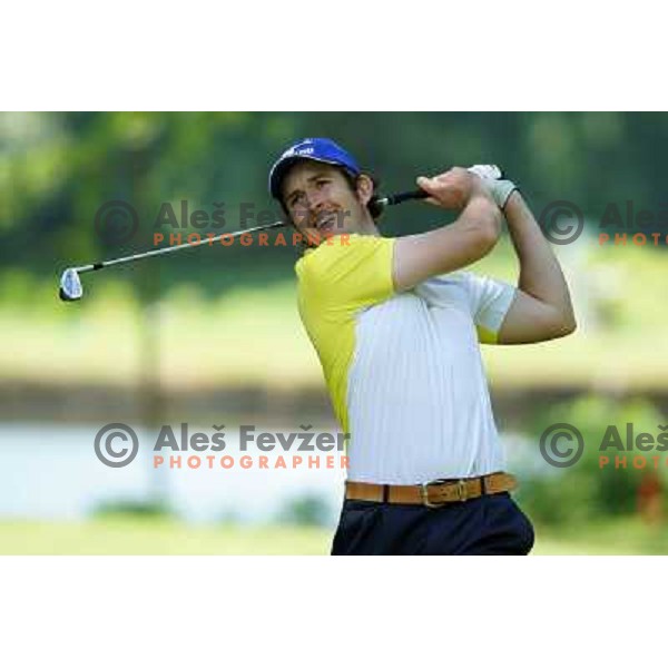 action at Alps Tour Pro-AM golf tournament at Ptuj, Slovenia on May 20, 2013 