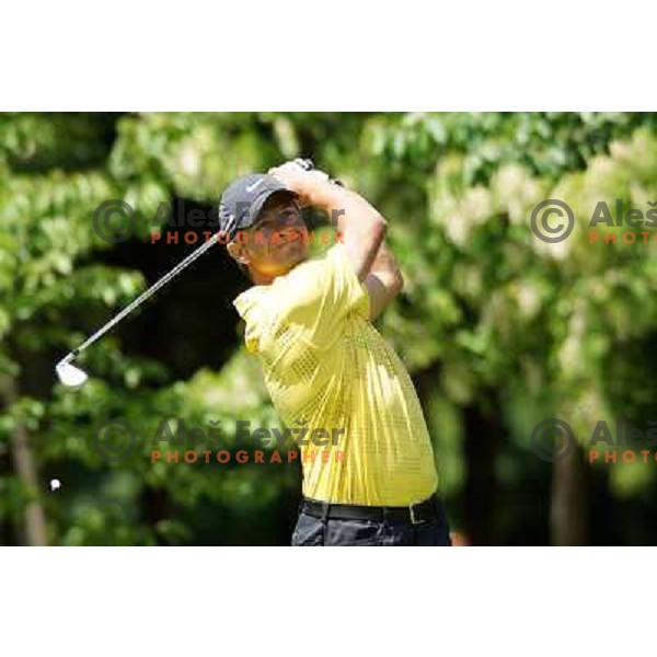 action at Alps Tour Pro-AM golf tournament at Ptuj, Slovenia on May 20, 2013 
