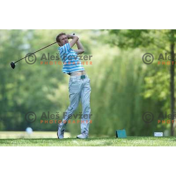 action at Alps Tour Pro-AM golf tournament at Ptuj, Slovenia on May 20, 2013 