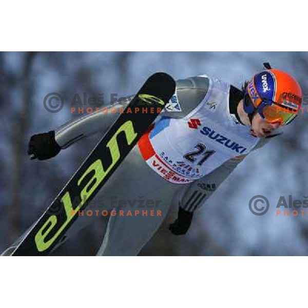 Primoz Pikl at Ski-jumping competition at Large Hill Okurayama (HS 134) at FIS Nordic World SKI Championships 2007 in Sapporo, Japan
