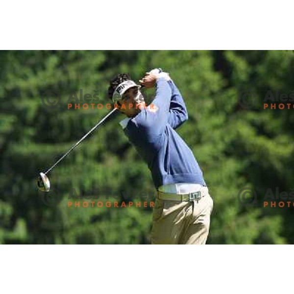 action at Alps Tour Pro-AM golf tournament at Ptuj, Slovenia on May 20, 2013 