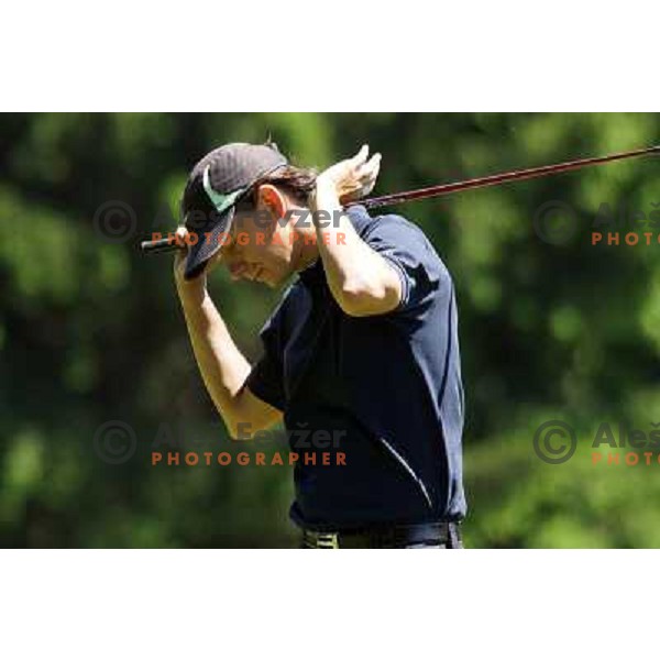action at Alps Tour Pro-AM golf tournament at Ptuj, Slovenia on May 20, 2013 