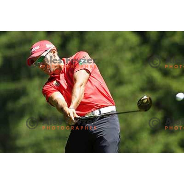 action at Alps Tour Pro-AM golf tournament at Ptuj, Slovenia on May 20, 2013 