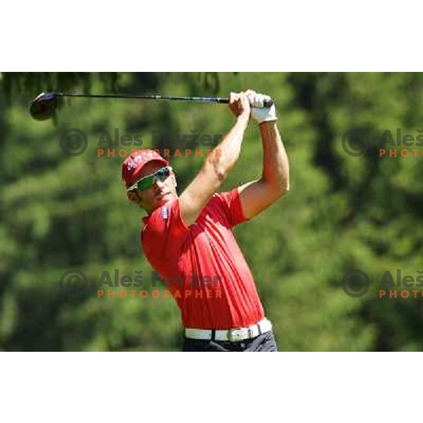 action at Alps Tour Pro-AM golf tournament at Ptuj, Slovenia on May 20, 2013 
