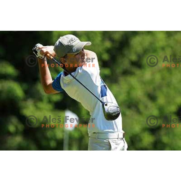 action at Alps Tour Pro-AM golf tournament at Ptuj, Slovenia on May 20, 2013 