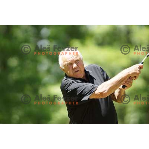 action at Alps Tour Pro-AM golf tournament at Ptuj, Slovenia on May 20, 2013 