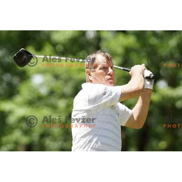 action at Alps Tour Pro-AM golf tournament at Ptuj, Slovenia on May 20, 2013 