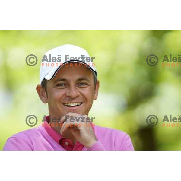 action at Alps Tour Pro-AM golf tournament at Ptuj, Slovenia on May 20, 2013 