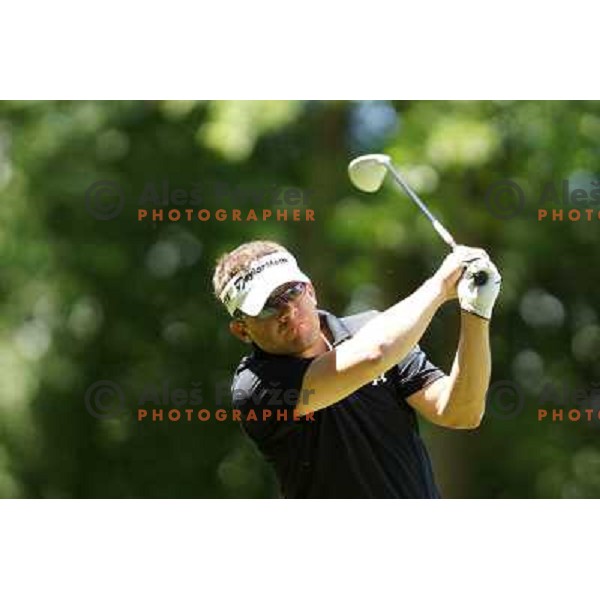 action at Alps Tour Pro-AM golf tournament at Ptuj, Slovenia on May 20, 2013 