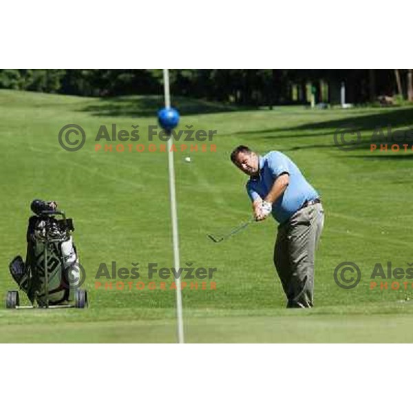 action at Alps Tour Pro-AM golf tournament at Ptuj, Slovenia on May 20, 2013 