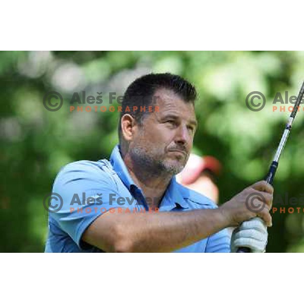 action at Alps Tour Pro-AM golf tournament at Ptuj, Slovenia on May 20, 2013 