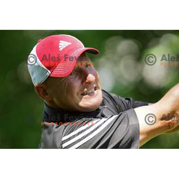 action at Alps Tour Pro-AM golf tournament at Ptuj, Slovenia on May 20, 2013 
