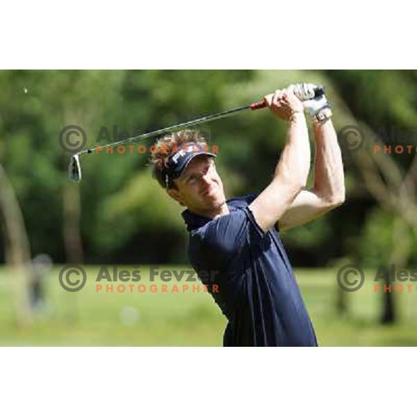 action at Alps Tour Pro-AM golf tournament at Ptuj, Slovenia on May 20, 2013 