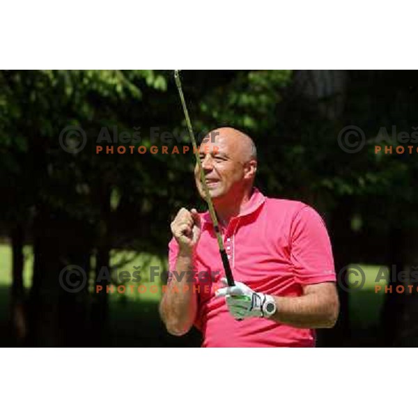 action at Alps Tour Pro-AM golf tournament at Ptuj, Slovenia on May 20, 2013 