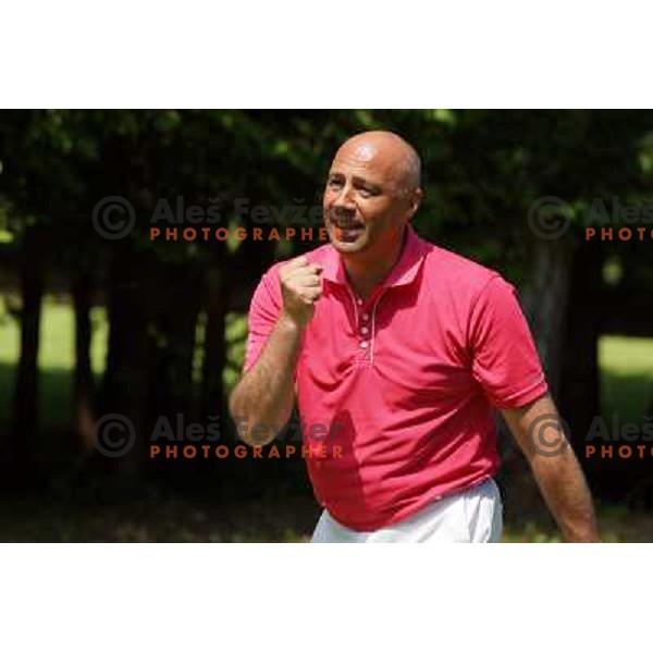 action at Alps Tour Pro-AM golf tournament at Ptuj, Slovenia on May 20, 2013 