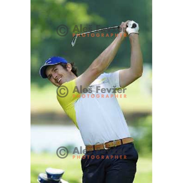 action at Alps Tour Pro-AM golf tournament at Ptuj, Slovenia on May 20, 2013 