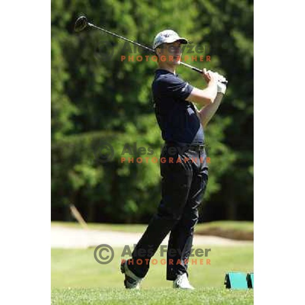 action at Alps Tour Pro-AM golf tournament at Ptuj, Slovenia on May 20, 2013 