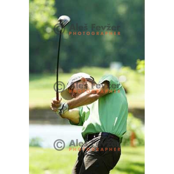 action at Alps Tour Pro-AM golf tournament at Ptuj, Slovenia on May 20, 2013 