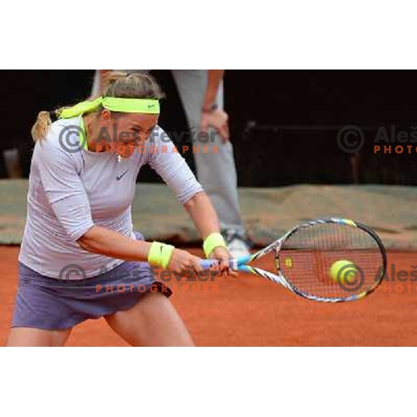 Victoria Azarenka (BLR) playing at Italian Open tennis tournament in Rome, Italy on May 18, 2013 