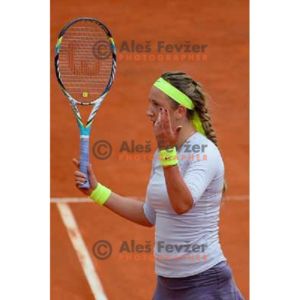 Victoria Azarenka (BLR) playing at Italian Open tennis tournament in Rome, Italy on May 18, 2013 
